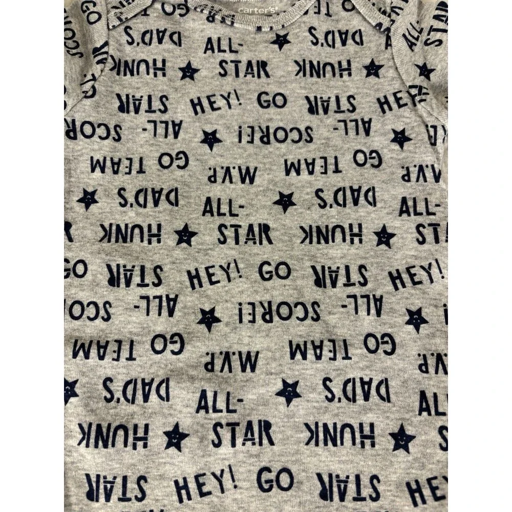 Carter’s Baby Boy Bodysuits 12M Lot of 2 – Cute Sayings